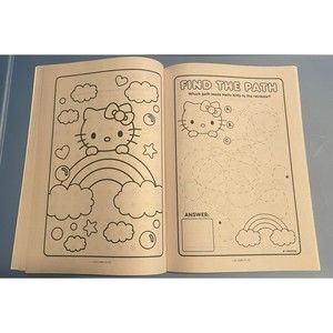 Toys | New Hello Kitty Jumbo Coloring And Activity Book Candy Sweets